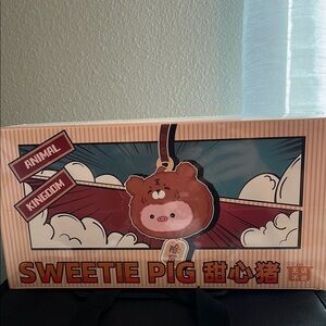 Sweetie Pig Animal Kingdom Keychain BLIND Box CASE of 8 Blind Boxes, UNOPENED